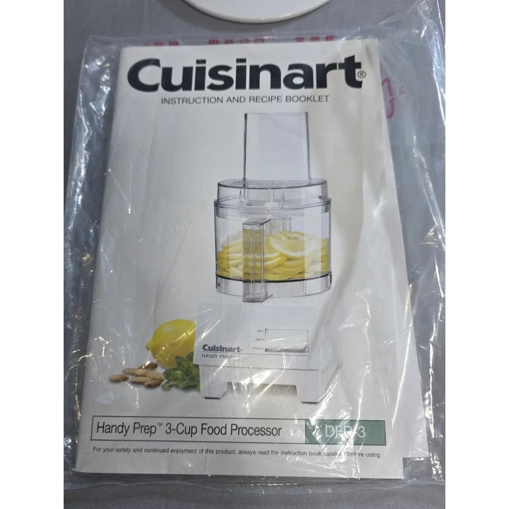 Cuisinart  Handy Prep 3Cup Food Processor w Accessories DFP3